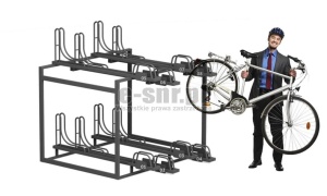 Parking rowerowy MODE 07 dwupoziomowy