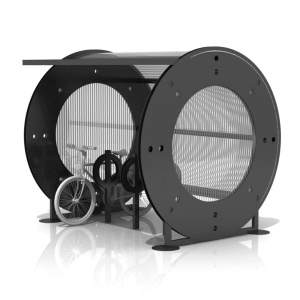 Wiata na rowery OVAL 01 - na 6 rowerów