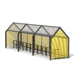 Wiata rowerowa HOME 03 - na 24 rowery