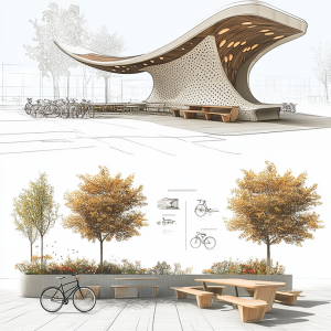 Miejsce odpoczynku rowerzystów 05