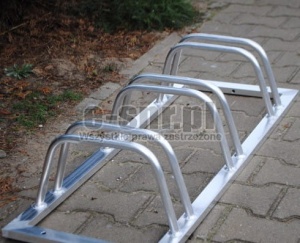 Stojak rowerowy aluminiowy na 3 stanowiska (kod:3010/3/A/P)