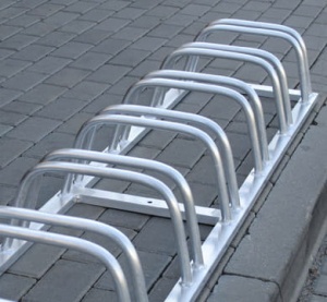Stojak rowerowy aluminiowy na 13 stanowisk (kod:3010/13/A/P)