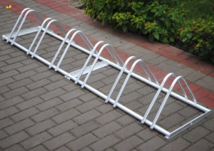 Stojak rowerowy aluminiowy na 6 stanowiska (kod:3063/6/A/P)