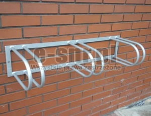 Stojak aluminiowy ścienny na 3 stanowiska (kod:4001/3/A/S)
