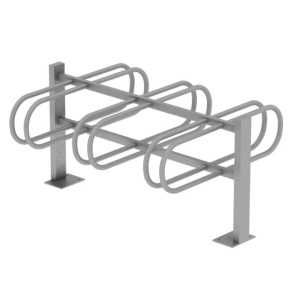 Stojak  rowerowy aluminiowy na 6 stanowisk (kod:3060/6P/A/PW)