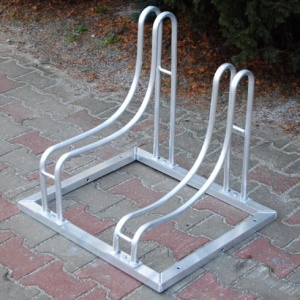 Stojak rowerowy bocian aluminiowy na 2 stanowiska (kod:3033/2/A/P)