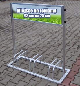 Stojak rowerowy aluminiowy na 3 stanowiska (kod:3010/3R/A/P)